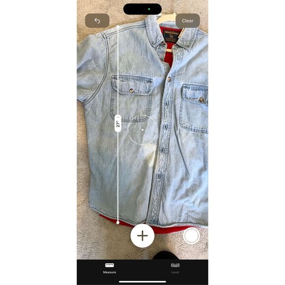 Woolrich Men's Fleece Lined Denim Blue Jean Shirt/Jacket Sz Med B29 - Picture 8 of 9